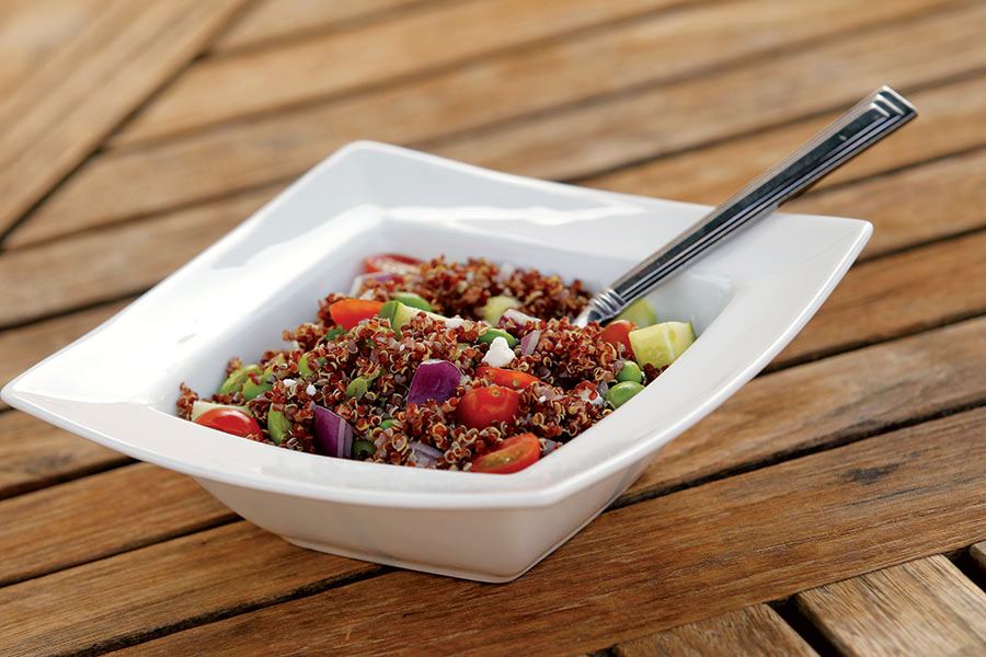 fresh quinoa salad