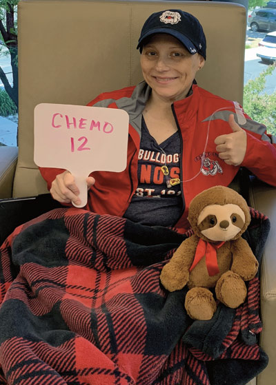 Shawna after chemo