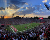 Fresno State Football Field during sunset