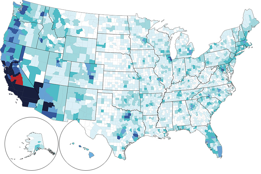 usa alumni map